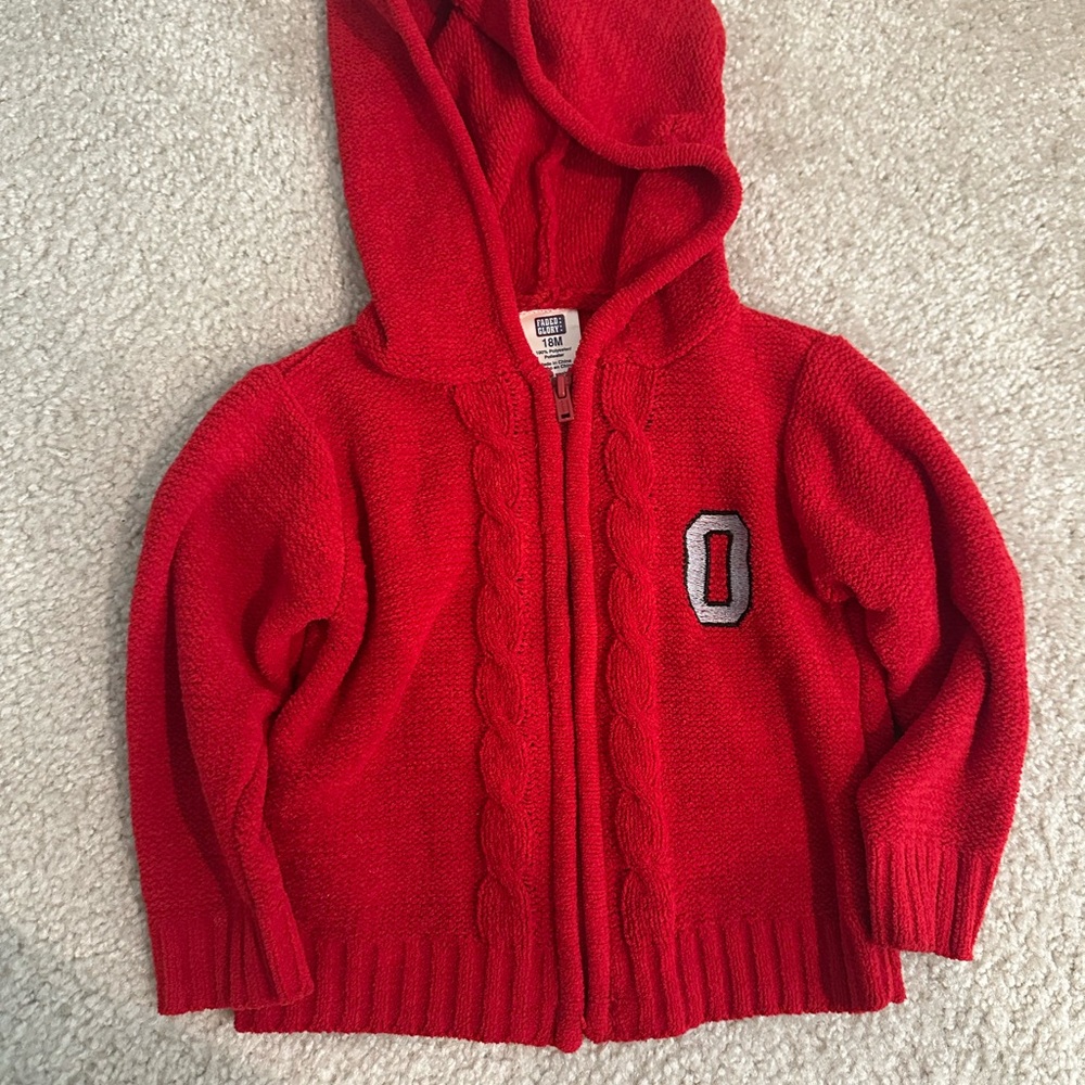 Faded Glory Red Kids Hoodie